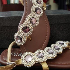 Fibi and Clo Chocolate Colored Sandals